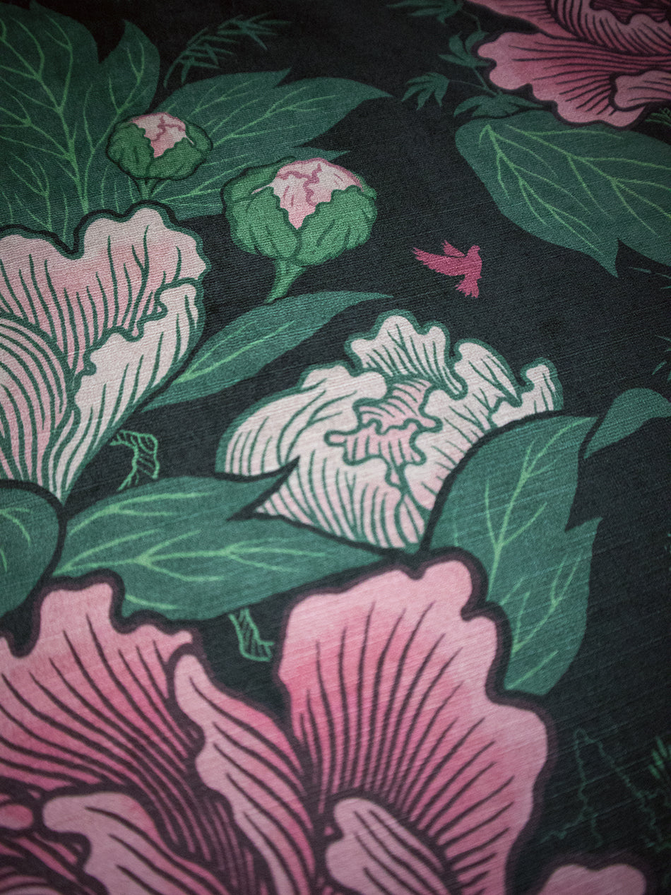 Bloomin' Marvellous 'Blush Green' Recycled Velvet
