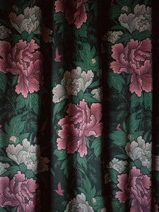 Bloomin' Marvellous 'Blush Green' Recycled Velvet Sample