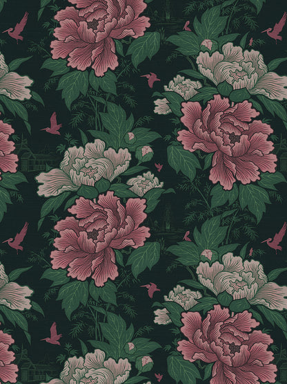 Bloomin' Marvellous 'Blush Green' Recycled Velvet Sample