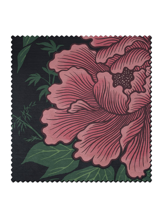 Bloomin' Marvellous 'Blush Green' Recycled Velvet Sample