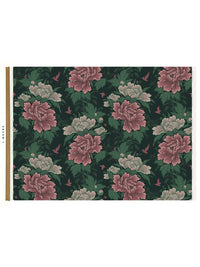 Bloomin' Marvellous 'Blush Green' Recycled Velvet Sample