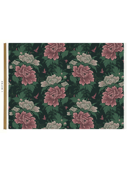 Bloomin' Marvellous 'Blush Green' Recycled Velvet Sample