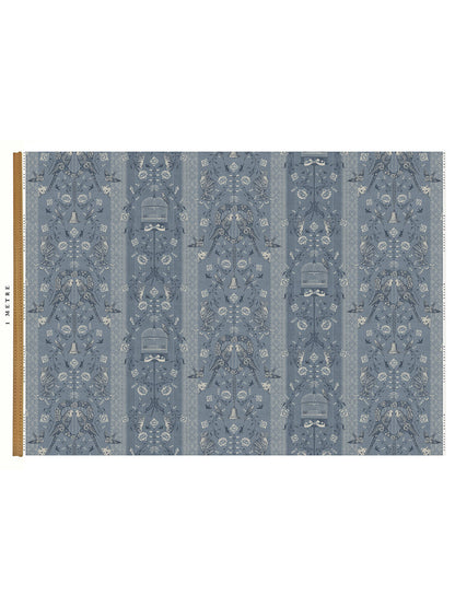 Bye Bye Birdie! 'French Blue' Linen Sample