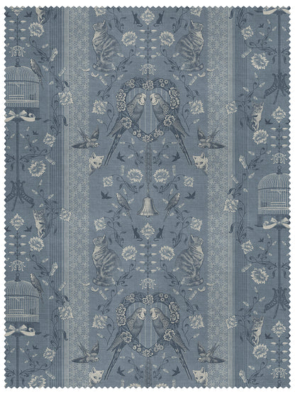 Bye Bye Birdie! 'French Blue' Linen