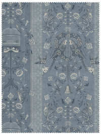 Bye Bye Birdie! 'French Blue' Linen Sample