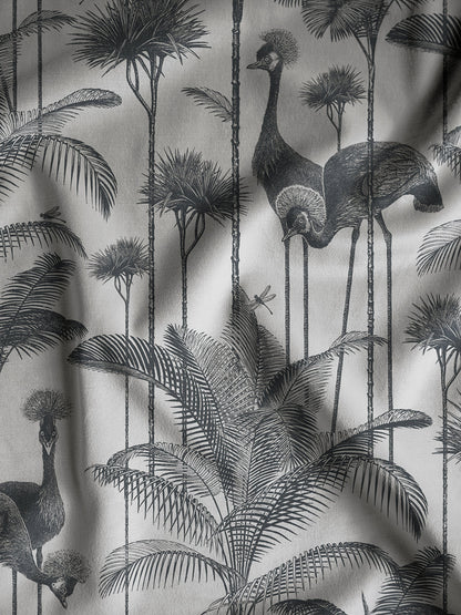 Crane Fonda 'Charcoal' Recycled Velvet