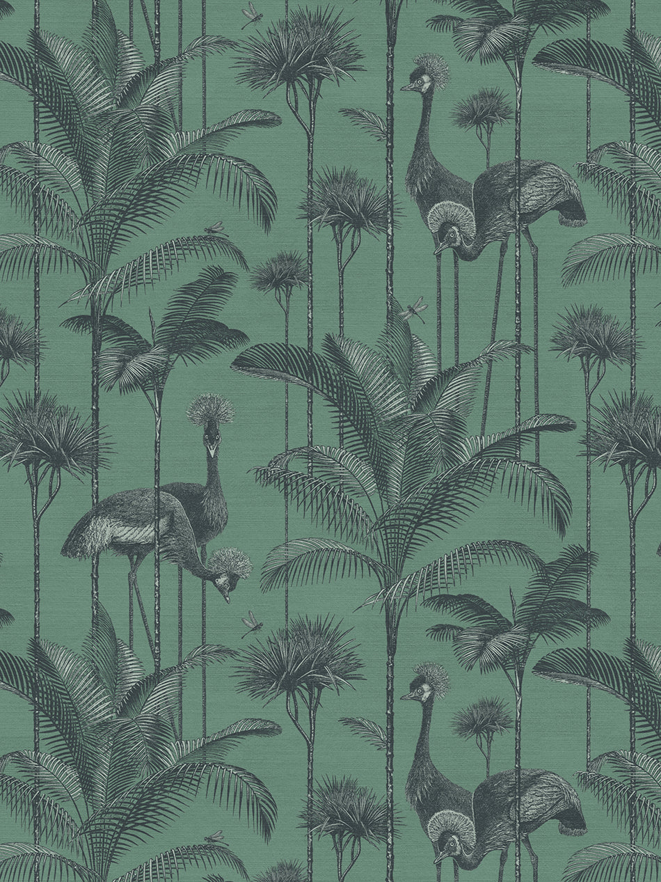 Crane Fonda 'Jade Green' Recycled Velvet Sample