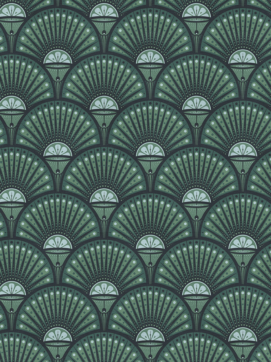 Deco Martini 'Arsenic' Recycled Velvet Sample