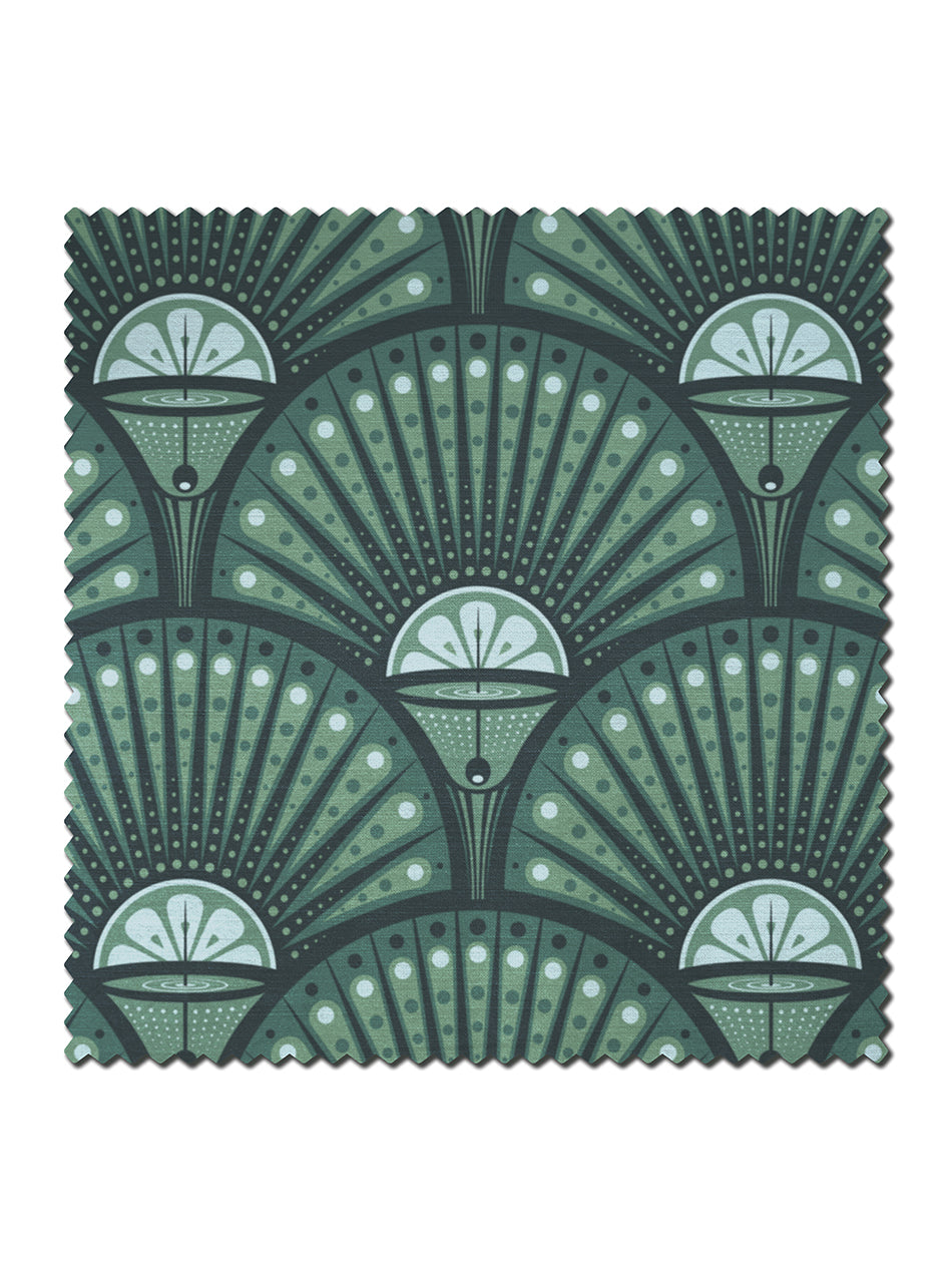 Deco Martini 'Arsenic' Recycled Velvet Sample
