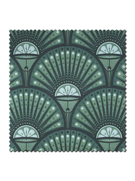 Deco Martini 'Arsenic' Recycled Velvet Sample
