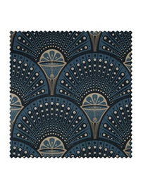 Deco Martini 'Midnight Gold' Recycled Velvet