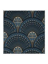 Load image into Gallery viewer, Deco Martini &#39;Midnight Gold&#39; Recycled Velvet