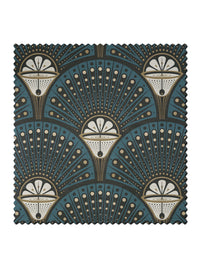 Deco Martini 'Teal' Recycled Velvet