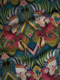 Divine Plumage 'Fiesta' Linen Sample