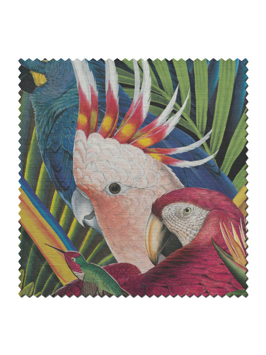 Divine Plumage 'Fiesta' Linen Sample