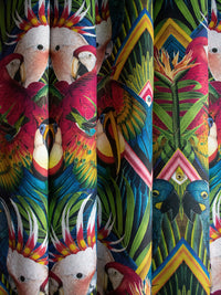 Divine Plumage 'Fiesta' Linen Sample
