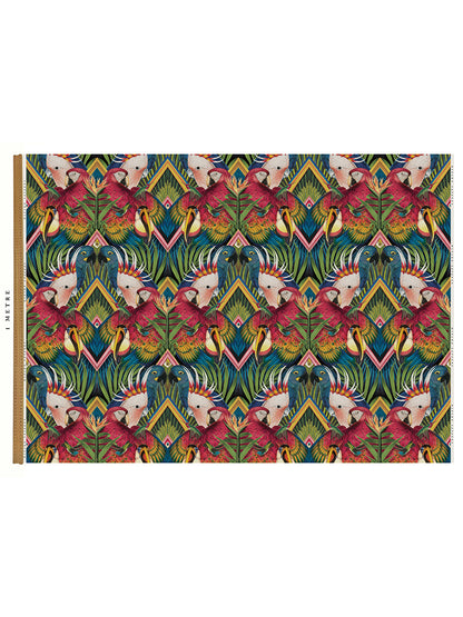 Divine Plumage 'Fiesta' Recycled Velvet Sample