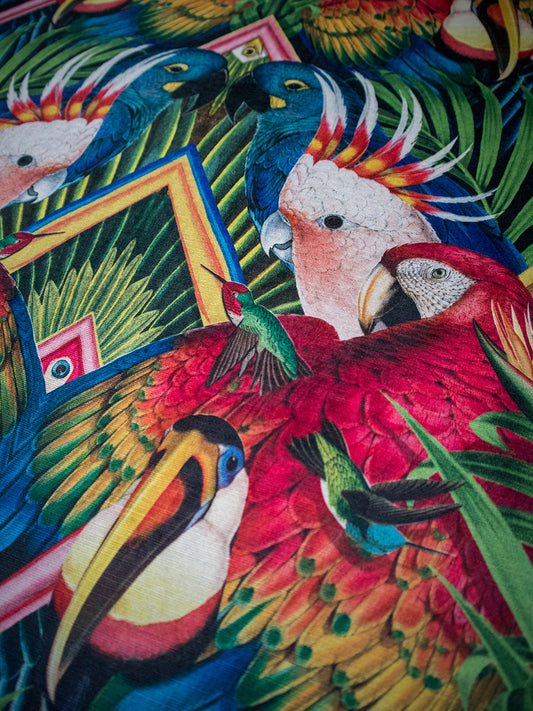 Divine Plumage 'Fiesta' Recycled Velvet