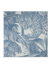 Faunacation 'Bombay Blue' Recycled Velvet Sample