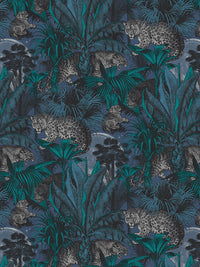 Nocturnal Faunacation Recycled Velvet Sample