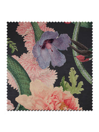 Forbidden Bloom 'Black' Recycled Velvet