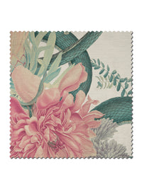 Forbidden Bloom 'Bone White' Recycled Velvet Sample
