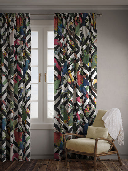 Geometric Aviary Linen