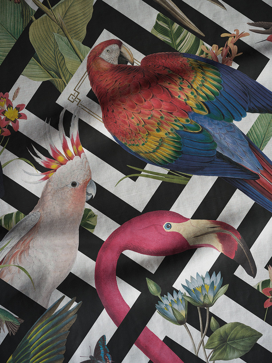 Geometric Aviary Linen