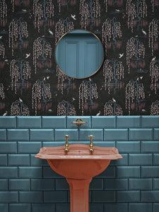 Kyoto Blossom 'Black Cherry' Wallpaper