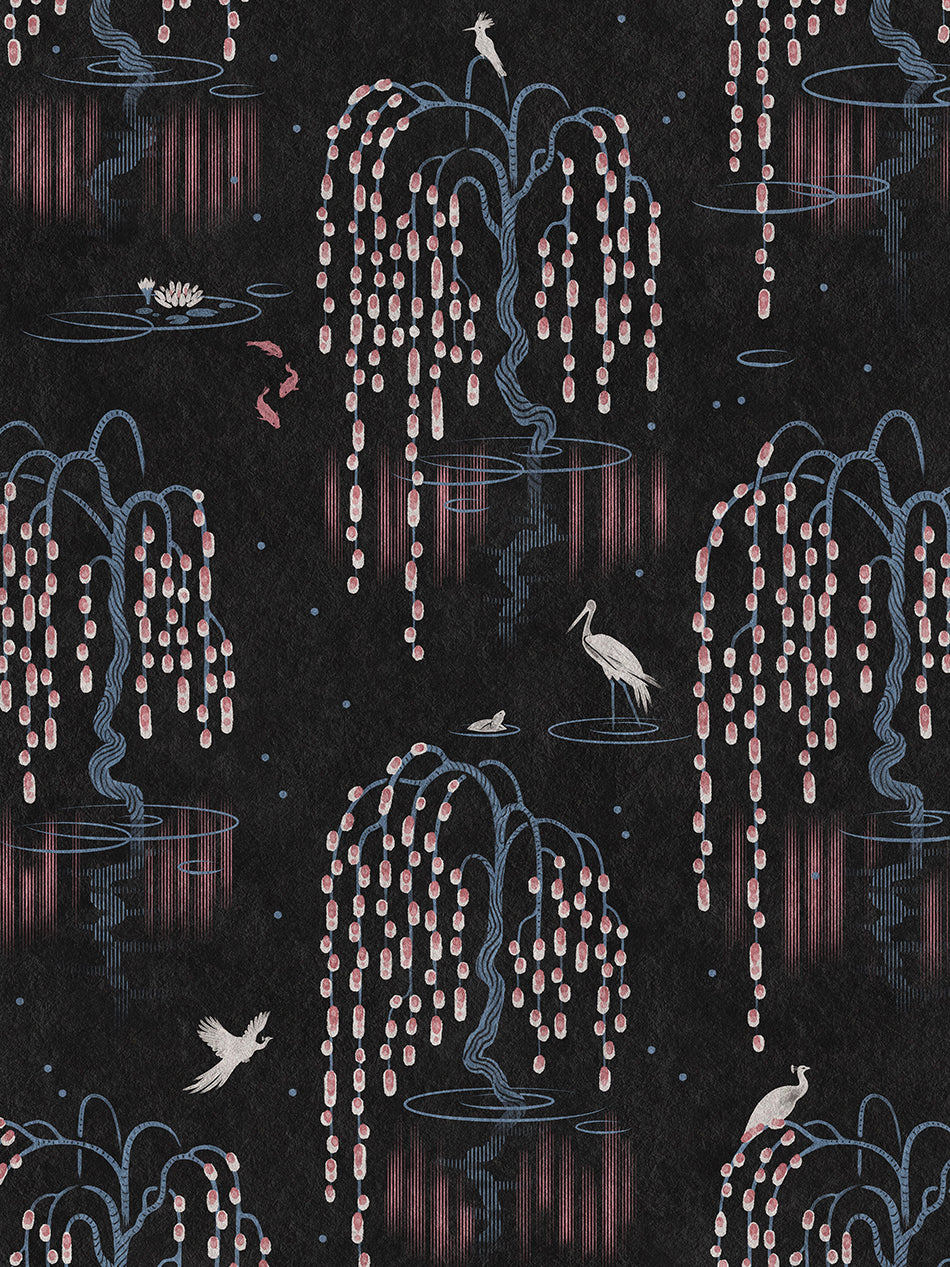 Kyoto Blossom Wallpaper Sample