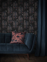 Load image into Gallery viewer, Kyoto Blossom &#39;Black Cherry&#39; Wallpaper Wallpaper Sample