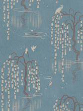 Load image into Gallery viewer, Kyoto Blossom &#39;Eastern Azure&#39; Wallpaper