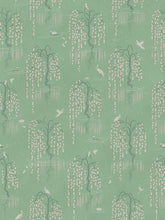 Load image into Gallery viewer, Kyoto Blossom &#39;Willow Green&#39; Wallpaper