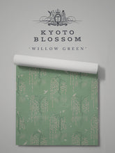 Load image into Gallery viewer, Kyoto Blossom &#39;Willow Green&#39; Wallpaper