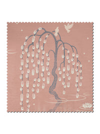 Kyoto Blossom 'Lotus Pink' Recycled Velvet