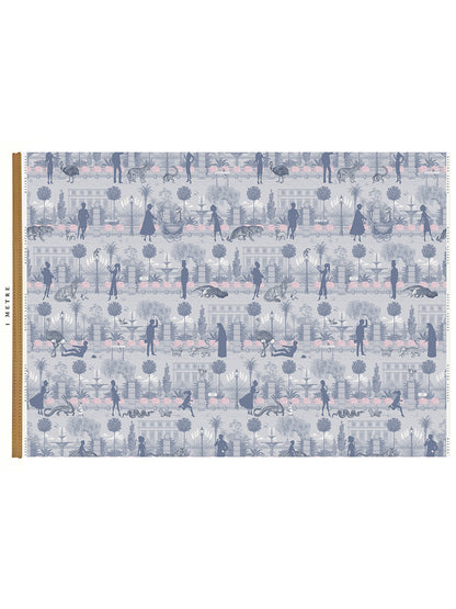 Portobello Parade 'Wild Violet' Linen