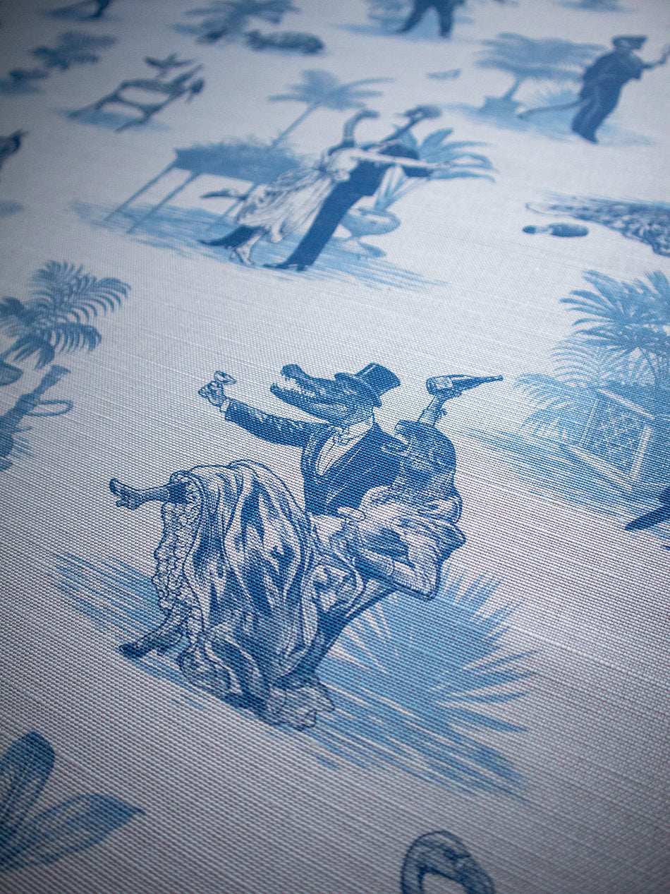 Safari Soirée 'Bleu' Linen Sample