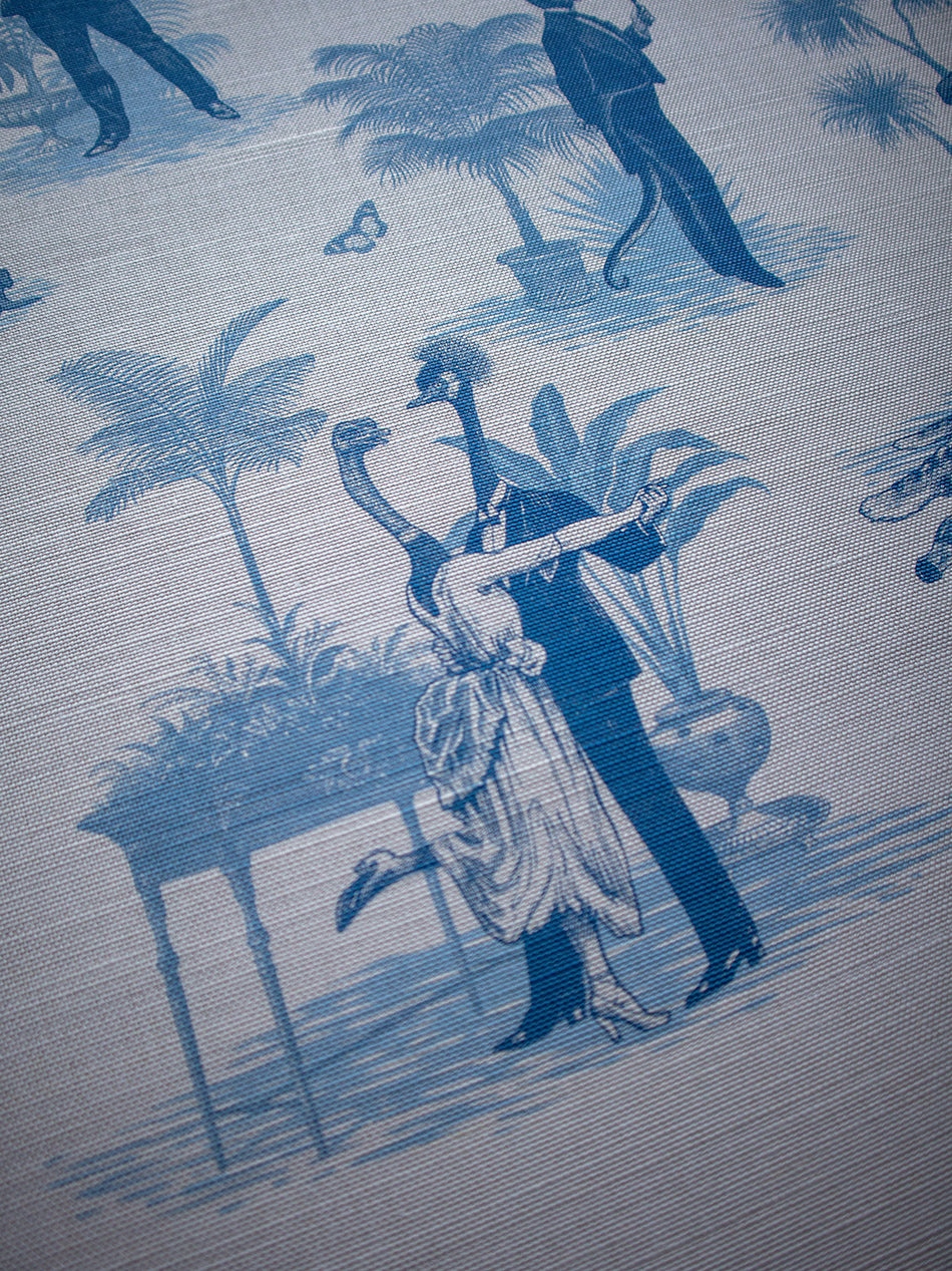 Safari Soirée 'Bleu' Linen Sample