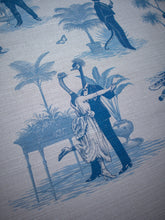 Load image into Gallery viewer, Safari Soirée &#39;Bleu&#39; Linen Sample