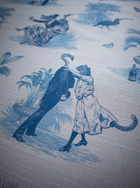 Safari Soirée 'Bleu' Linen Sample