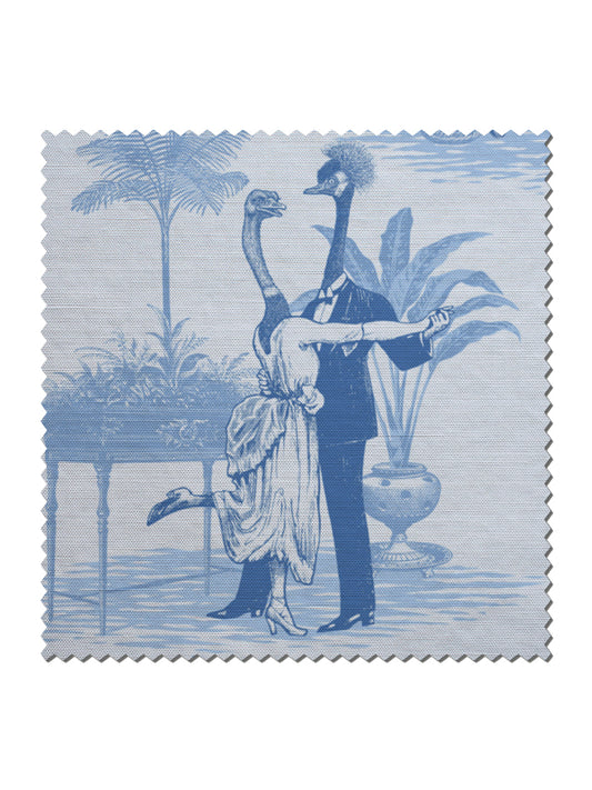 Safari Soirée 'Bleu' Linen Sample