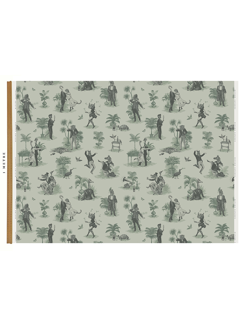 Safari Soirée 'Forest Mist' Recycled Velvet Sample