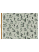 Load image into Gallery viewer, Safari Soirée &#39;Forest Mist&#39; Recycled Velvet Sample