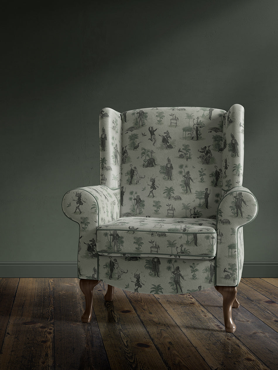Safari Soirée 'Forest Mist' Recycled Velvet