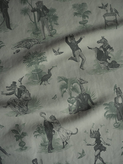 Safari Soirée 'Forest Mist' Linen Sample