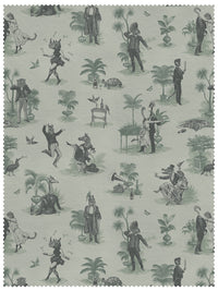 Safari Soirée 'Forest Mist' Linen Sample