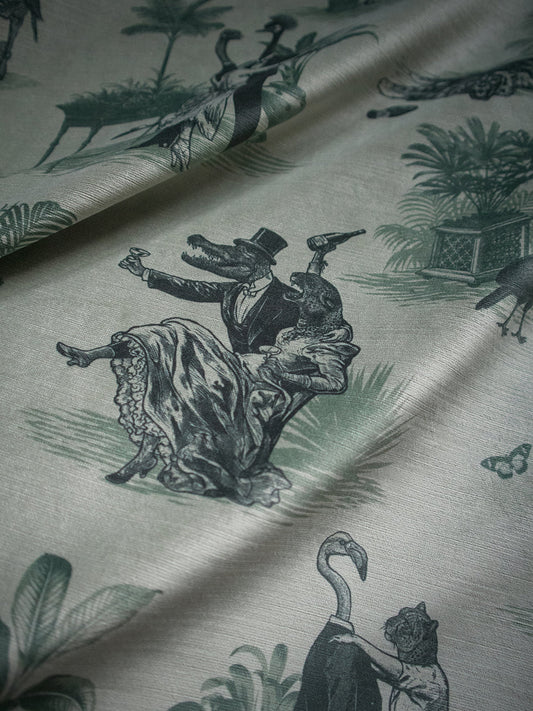 Safari Soirée 'Forest Mist' Recycled Velvet