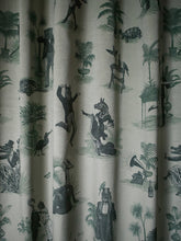 Load image into Gallery viewer, Safari Soirée &#39;Forest Mist&#39; Recycled Velvet Sample