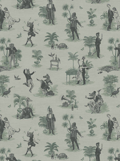 Safari Soirée 'Forest Mist' Recycled Velvet Sample
