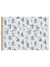 Safari Soirée 'Heron Blue' Recycled Velvet Sample